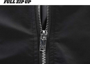 Veste de baseball en cuir basique pour homme sur mesure, col montant, vêtement d'extérieur avec design de lettreman, nouvelle tenue bomber basique - Product Image 5