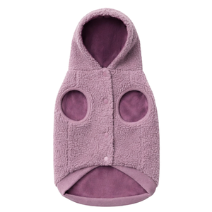 Chaqueta de lana para perros Teddy Sherpa, sudadera con capucha cálida para mascotas, abrigo de invierno de felpa suave, chaleco sin mangas para perros pequeños, medianos y grandes - Product Image 4