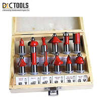 Set Mata Bor Router TCT Tungsten Carbide Shank Diameter 3mm Panjang 7 inci Permukaan Mengkilap Tanpa Lapisan Bersertifikasi ISO 9001