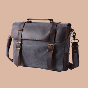 Maletín informal para ordenador portátil para hombre con múltiples compartimentos para viajes universitarios y Mensajero diario - Product Image 6