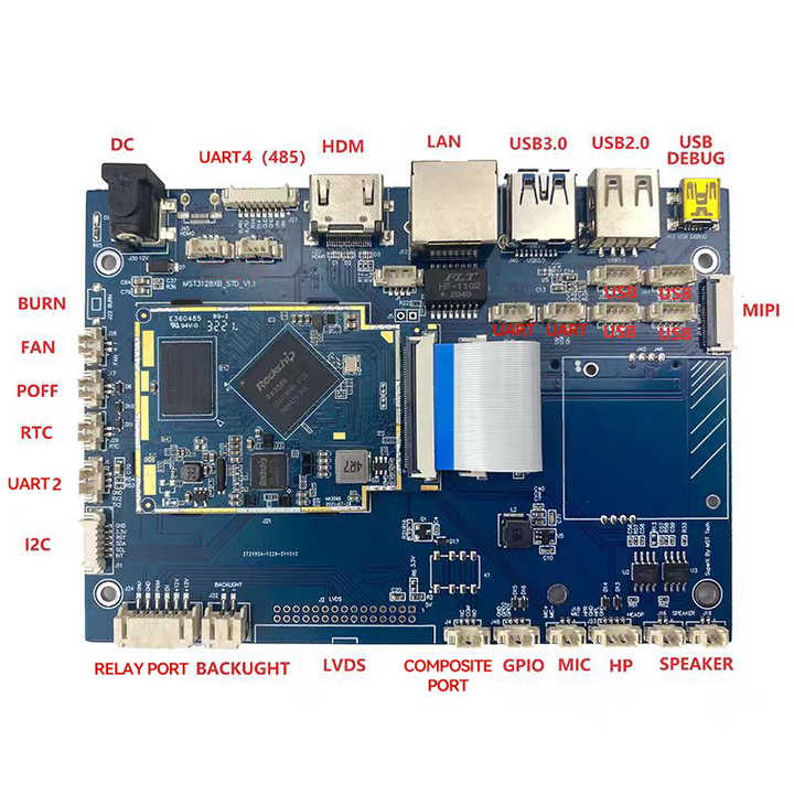 Rockchip Custom UAV Android AI Motherboard Single Board Computer Sbc ...