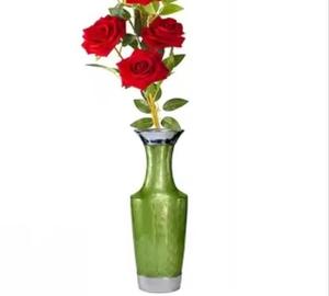 Super qualité indien en gros grands vases de mariage grande trompette conception en aluminium métal pour les cendres bas prix - Product Image 1