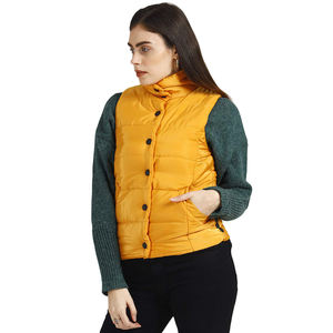 Gilet bouffant personnalisé de haute qualité pour femmes, blouson d'hiver sans manches, col montant, OEM - Product Image 4