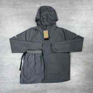 Survêtement coupe-vent pour hommes OEM Logo personnalisé Veste et pantalon imperméables Sportswear Streetwear Tenue décontractée - Product Image 6