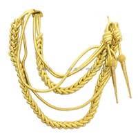 Cordons, lanières, écharpes et épaulettes personnalisés faits à la main avec embouts en laiton doré - Accessoires d'uniforme cérémoniel Export Belt Corp. Vente en gros