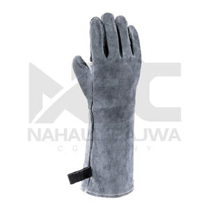New Arrivals Custom Made Cowhide Safety <b>Welding</b> <b>Gloves</b> with Logo Anti-Slip All Sizes Available-XL Included - Product Image 5
