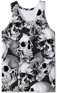 Camisetas sin mangas de LICRA bordadas para hombre estilos de moda - Product Image 5