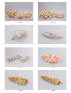 Modern Gold Plated Aluminium Casted Metal Bowl sets Hot Selling Sustainable Wedding <b>Tableware</b> Kitchenware Decorative - Product Image 2