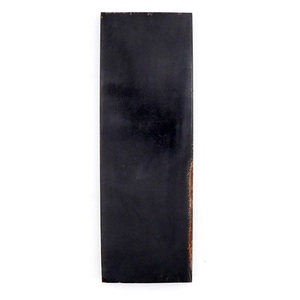 Bloc de corne de buffle noire naturelle similaire pour la fabrication de manches de couteau, plaque haute densité avec surface polie - Product Image 2