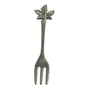 Meilleure vente Ensemble de couverts en métal argenté à poignée design feuille fait main au prix de gros de l'Inde - Product Image 3