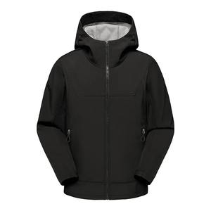 Winter Waterproof for Breathable Zipper Hooded Parka <b>Windbreaker</b> Hiking <b>Camping</b> Unisex Softshell Jacket - Product Image 1