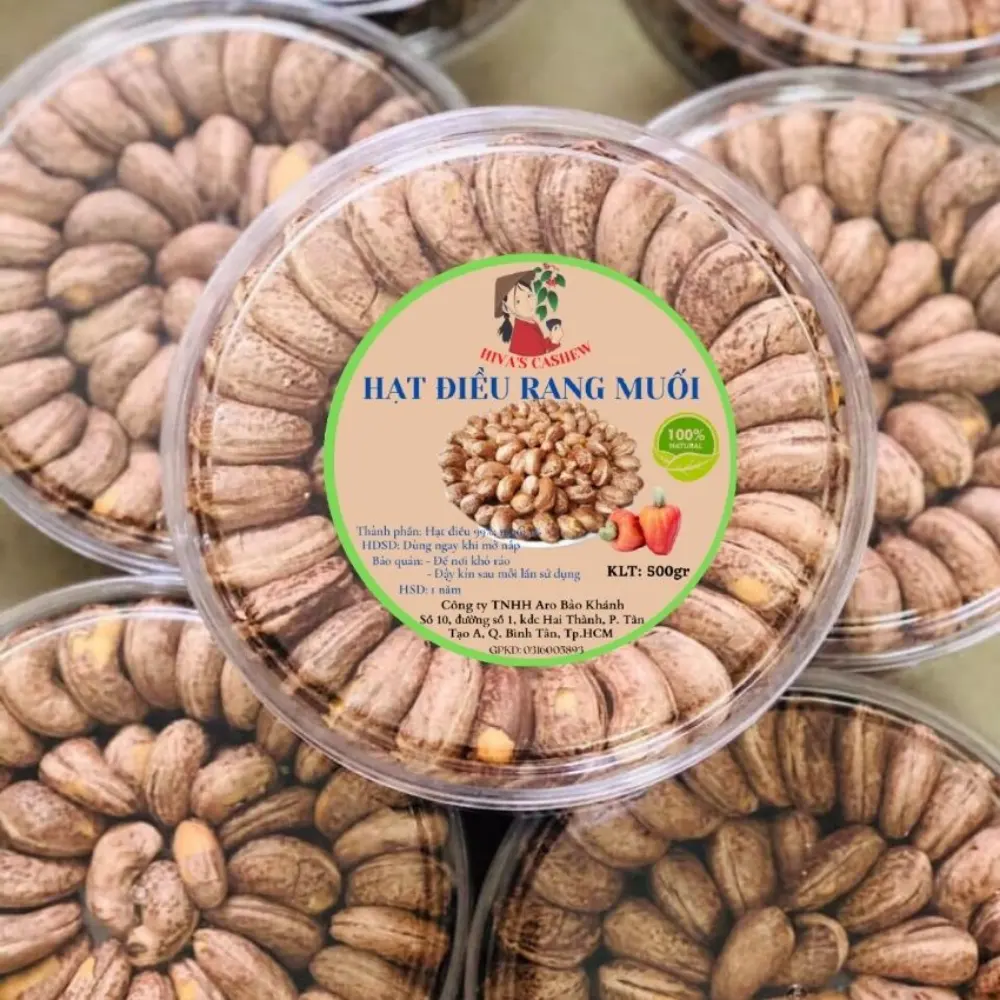 Vietnamese Cashew Nuts Specialty Roasted Premium cashew Brand Hiva's cashew Size W180 W320 W450 Ready to export. Cheap price