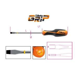 Destornilladores de colores BETA Multi-Pack para tornillos de cabeza ranurada - Product Image 1