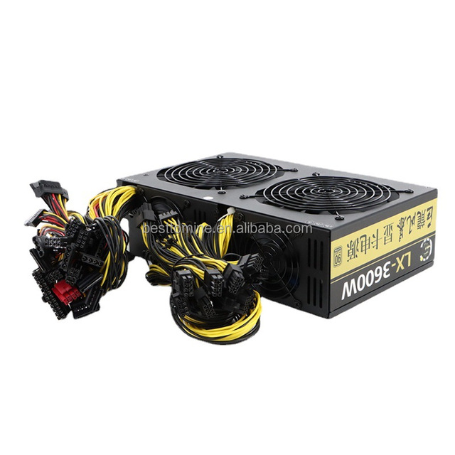 80 Plus Gold Quiet 3600W Fully Modular Twin Power Supply Units 12V 2.0 ATX for Computer Data Processor and GPU Sever