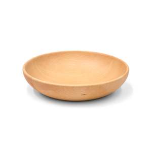 Bol de service en bois naturel uni, fait à la main, bol en bois personnalisé, nouveauté pour la vaisselle et la vaisselle - Product Image 2