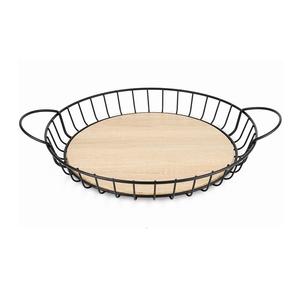 Nouveau design de gros plateaux en bois servant avec poignées ustensiles de cuisine plateau attrayant rectangulaire servant de la vaisselle décorative - Product Image 1