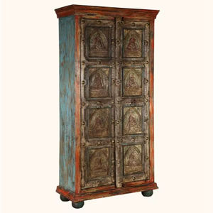 Armoire moderne en bois massif de 65 pouces de haut, taille personnalisable pour atelier, salle à manger, salon - Product Image 1