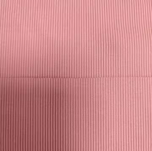 Haut de vêtements de sport en tissu côtelé en nylon Spandex pour filles-Séchage rapide Respirant Léger Stretch Poids moyen - Product Image 4