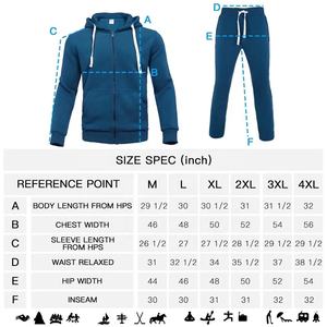 Top Trending Plain <b>Hoodie</b> and Sweatpants Set with Custom Logo Design & Sizes Comfortable Joggingwear Winter Track Suit - Product Image 5