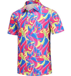 เสื้อโปโลผู้ชายเสื้อลำลองระบายอากาศได้ดีซักหนักฤดูร้อนลายปักสีพื้น - Product Image 4