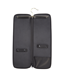 Funda de piel sintética con cremallera y bolsillo para Pin, nuevo diseño, Color negro - Product Image 2