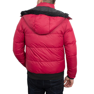 Chaqueta Acolchada Cortavientos al por Mayor con Capucha de Forro Polar, Chaqueta de Invierno Personalizada para Exteriores, Abrigo para Hombre a Precio Económico para Clima Frío - Product Image 2