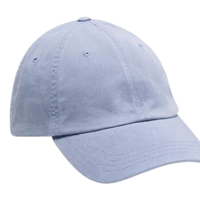 Topi Baseball Klasik Unisex Warna Dapat Disesuaikan Logo Bordir Kain Katun Twill Lembut Sporty Bernapas Alami Tahan Air