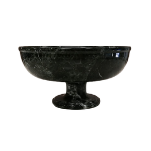 Juego de 2 cuencos de mármol para chocolates con base de metal, de diferentes tamaños, forma redonda, para frutos secos, los más vendidos. - Product Image 6