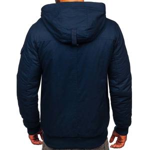 Men Heavyweight Parka Jacket Coat With <b>Detachable</b> Hood Water Resistant Warm Parka Jacket Windproof Padded Puffy Coat - Product Image 6