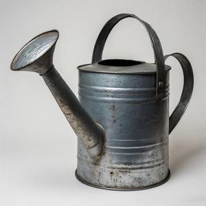 Arrosoir galvanisé de style campagnard français avec buse inclinée et aspect forgé classique - Product Image 6