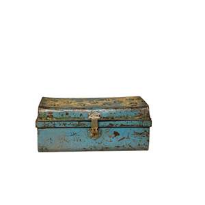 Iron Decorative Storage Box Elegant Trunk Design for Home Organization - Product Image 4