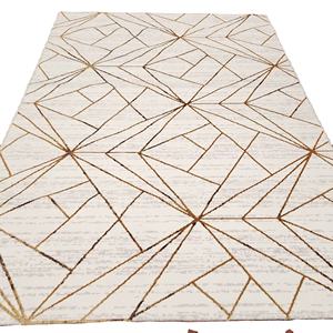 Alfombra Moderna Turca de Jacquard, Tejida, de Pelo Alto, Resistente a las Manchas, con Base de Polipropileno y Cachemira, Diseño Abstracto, Grosor Medio - Product Image 1