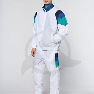 Chándal de nailon de alta calidad para hombre 2025, recién llegado, conjunto cortavientos ligero, combinación de colores a la moda para correr - Product Image 1