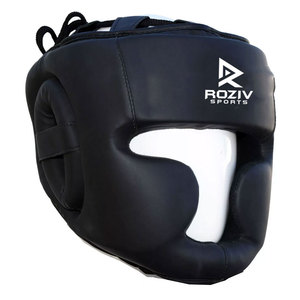 Protector de Cabeza de Boxeo Ligero de Alta Calidad con Diseño Personalizado, Visera Transparente de Cuero PU Ajustable y Personalizable para Adultos - Product Image 4