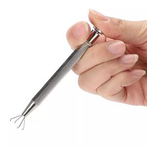 Pinzas personalizables de acero inoxidable de 4 puntas y portaherramientas de recogida de herramientas de diamante para joyería industrial y DIY - Product Image 4