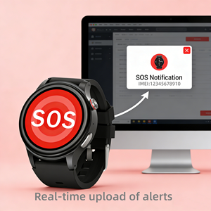 Reloj Inteligente con Pantalla AMOLED de 1.32 Pulgadas, Llamada de Pánico SOS, Llamada <span class=keywords><strong>Silenciosa</strong></span>, Resistente al Agua, Monitoreo Remoto, Batería de 650 mAh, Sistema Operativo RTOS - Product Image 1