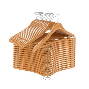 STORAGE COAT HOT SELLING WHOLESALE <b>WOODEN</b> <b>HANGERS</b> for Displaying Clothes Bags in Kitchen Wardrobe or Bathroom - Product Image 4