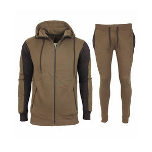 Survêtement homme 100% coton velours polyester personnalisé coupe-vent survêtement luxe pour homme ensemble survêtement homme - Product Image 1