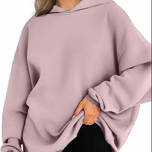 2025 Sudadera con capucha de gran tamaño de moda para Mujer | Sudadera larga de algodón polar Jersey ropa de calle personalizada OEM - Product Image 3