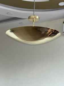 Light Elegant Ceiling Flushmount Light Pendant Mid Century Modern Raw Brass <b>Sputnik</b> <b>Chandelier</b> light Fixture - Product Image 5