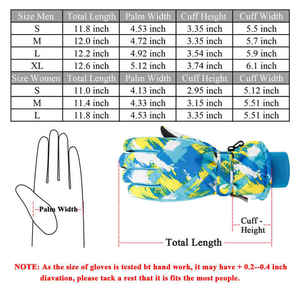 Guantes de Esquí y Snowboard para Hombre Rabixo de Alta Calidad, Aislantes, Impermeables, de Cuero Personalizado con Calefacción - Product Image 6