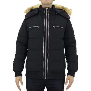 Veste d'hiver pour homme de style classique, de haute qualité, chaude, coupe-vent, en véritable fourrure de coyote, parka canadienne en duvet d'oie - Product Image 4