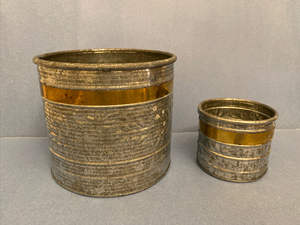 Support de jardinière en métal de luxe imprimé à la main naturel nouvelle maison balcon décor de jardin avec bougeoirs de festival lanternes et bocaux - Product Image 4