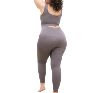 Conjunto de Yoga sin Costuras de Talla Grande con Tela Elástica de Cintura Alta, Ajuste Suave, Ropa Deportiva de Soporte para Entrenamiento en el Gimnasio para Mujer - Product Image 2