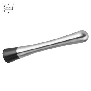 Cuchara de barra de cóctel de acero inoxidable de alta calidad, barra de mezcla trenzada, Muddler para bebidas, cuchara agitadora, Material de Metal - Product Image 4
