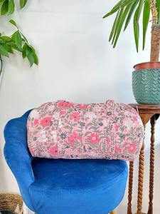 Bolsa de Viaje Deportiva Acolchada, Tipo Tote, de Hombro, de Algodón con Estampado Floral, Ecológica, Sostenible, Resistente, para Yoga y Compras - Product Image 3