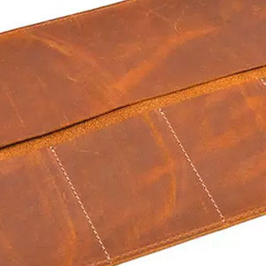 2023 New Arrival Custom Made Genuine Cowhide <b>Leather</b> <b>Tool</b> Bag Reasonable Price OEM Customized Support Available for Sale - Product Image 6