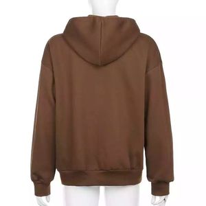 Sweat à capuche surdimensionné pour homme Coton-Polyester de haute qualité brodé solide sans fermeture éclair 180ct Plain Blank Sweatshirt Hiver - Product Image 2
