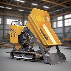 Mini-dumper manuel, chariot de transport, mini-dumper pour chantier, pour l'agriculture, mini-dumper motorisé pour le tri et le classement - Product Image 2