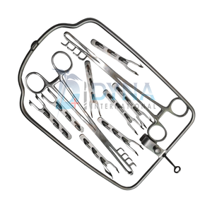 Kit de Cirugía de Rumenotomía Veterinaria de Alta Calidad, 11 Piezas, Instrumentos Veterinarios con Certificación CE para Animales Grandes - Product Image 1